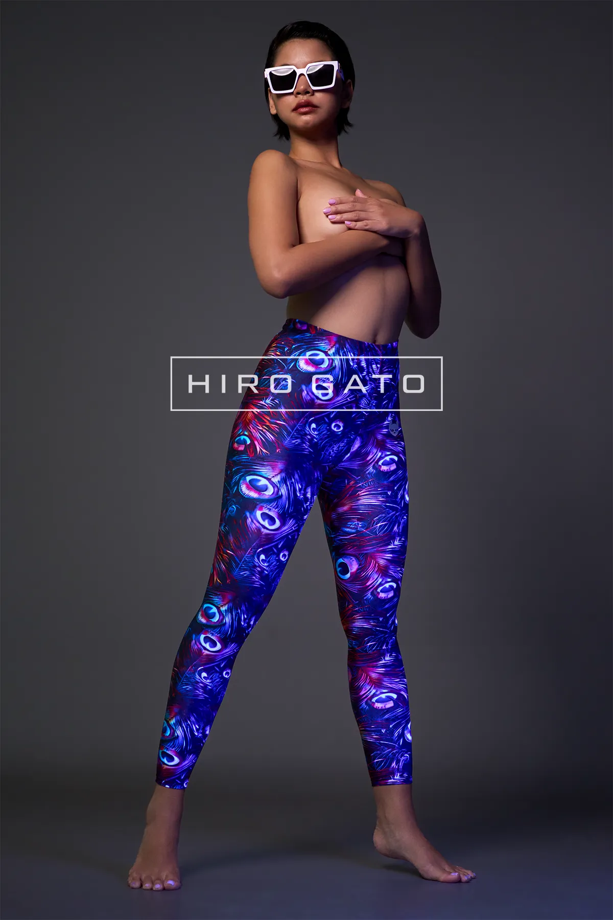 PSY UV Psychedelic Spandex Lycra Leggings