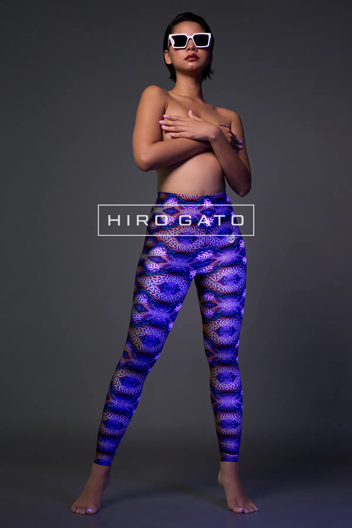 Psychedelic Spandex Lycra Leggings