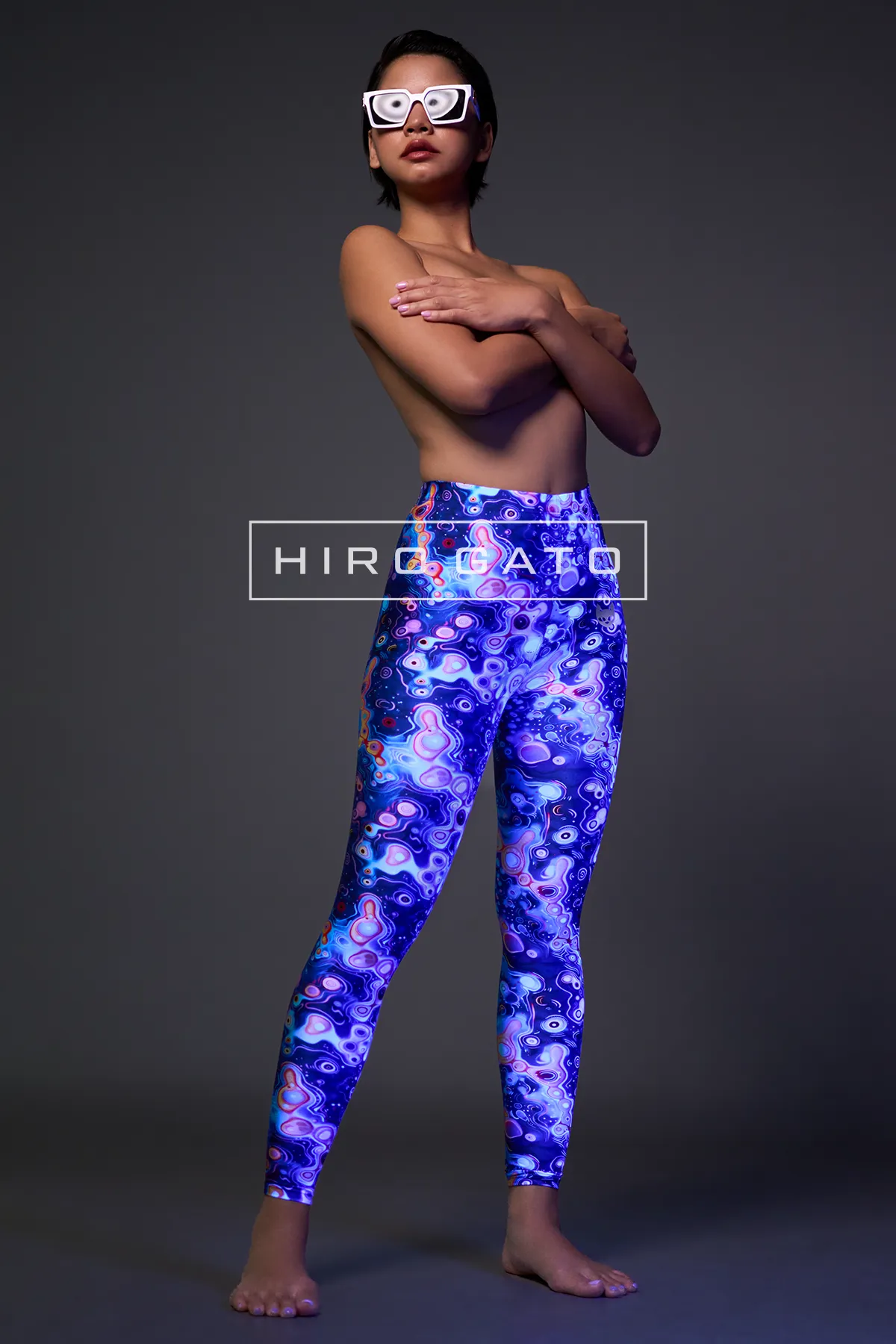 Psychedelic Spandex Lycra Leggings