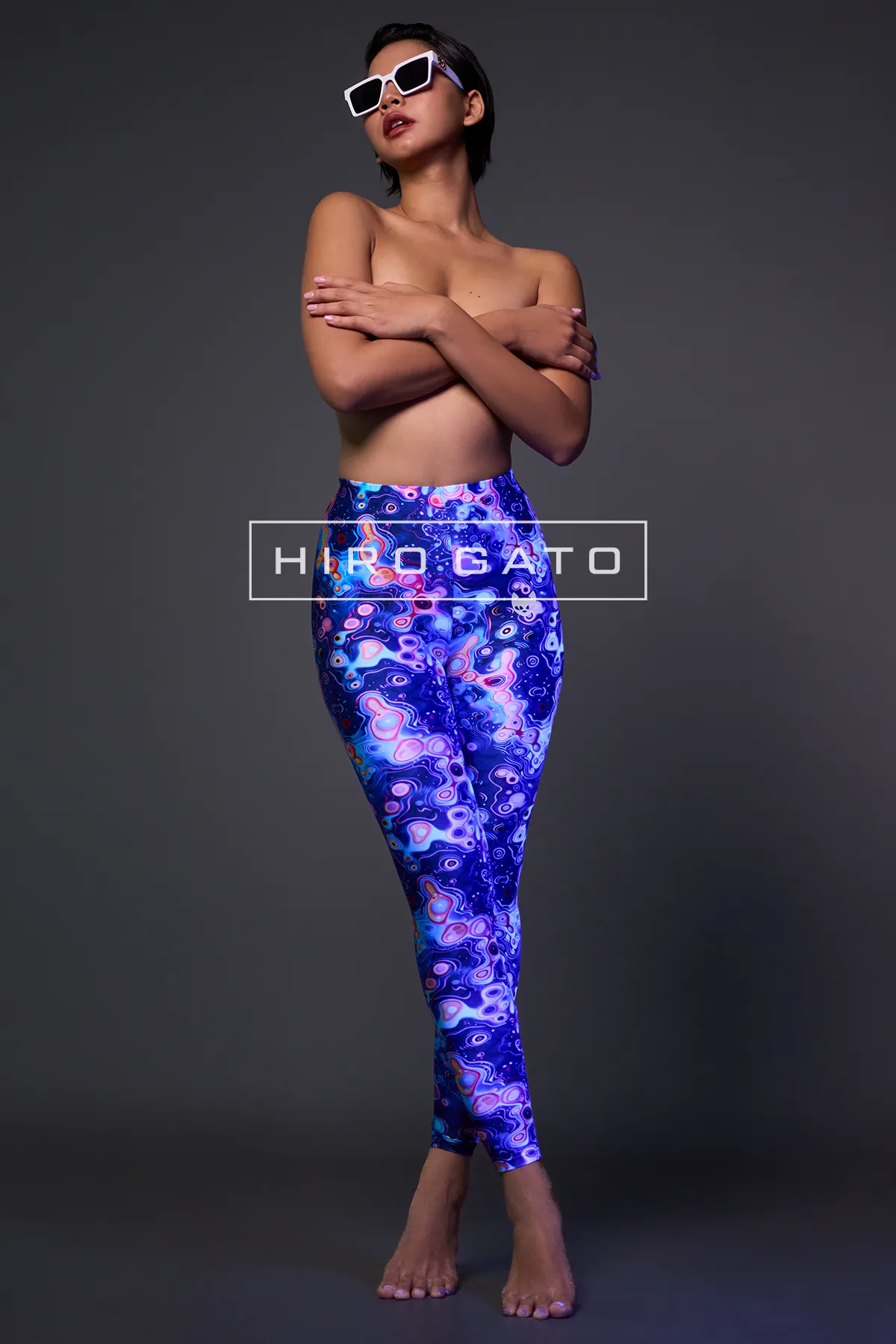 Psychedelic Spandex Lycra Leggings