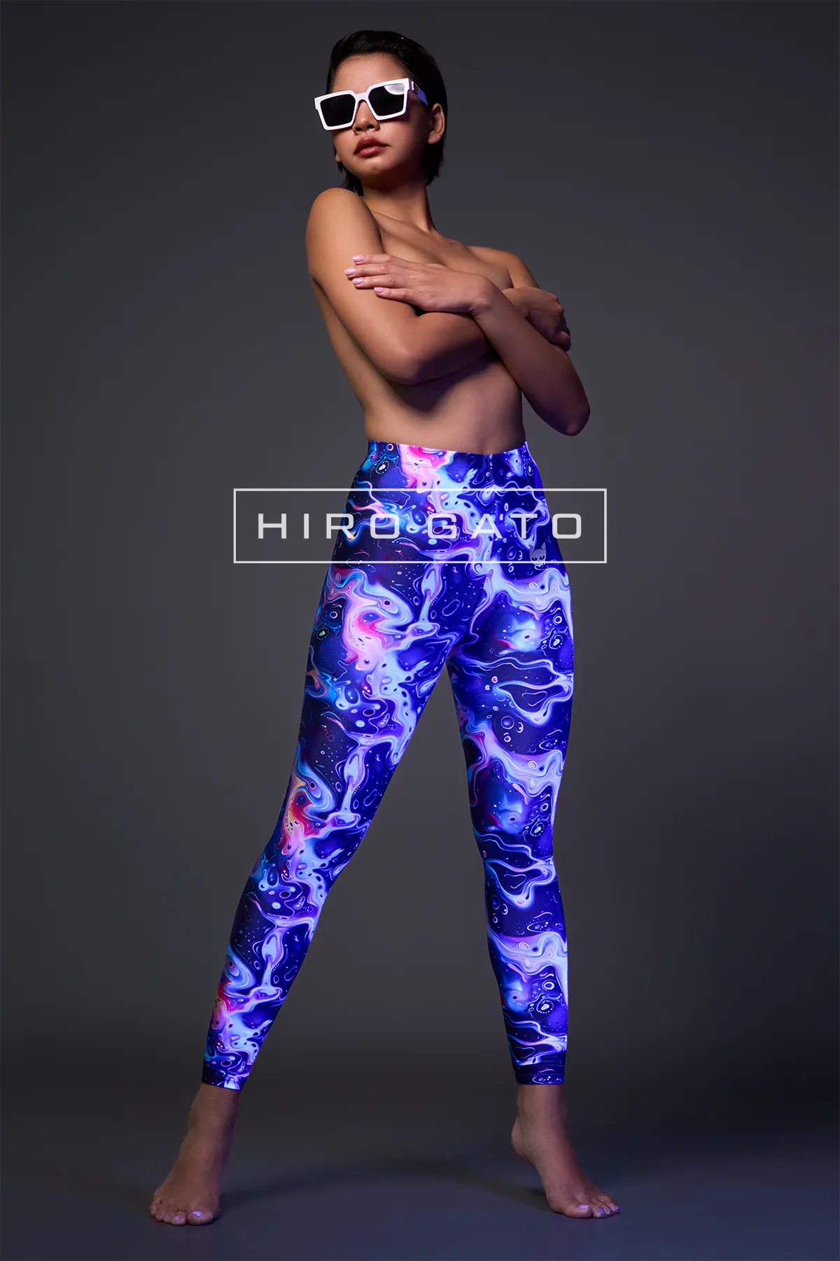 Psychedelic Spandex Lycra Leggings