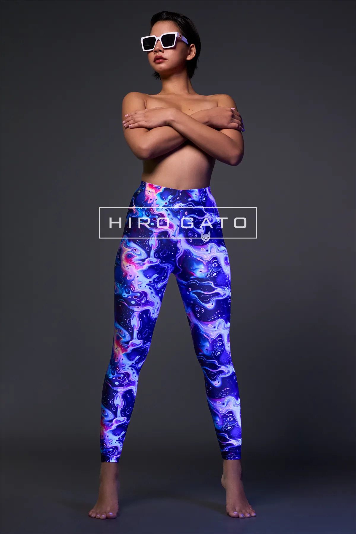 Psychedelic Spandex Lycra Leggings